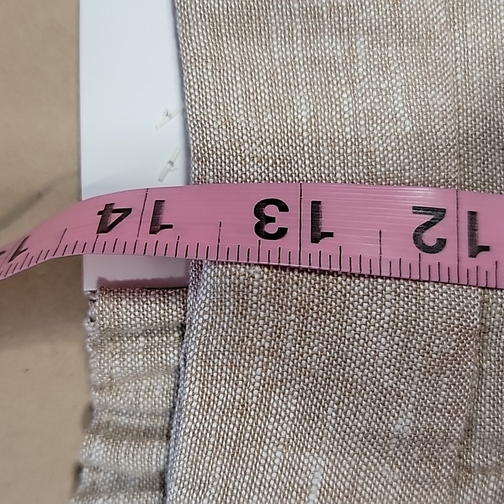 Old Navy Size XL Oatmeal Extra High-Waisted Linen-Blend Taylor Shorts, NEW w/Tag - Picture 9 of 15